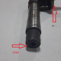 Цапфа ліва Xingtai 120 L=130 шпонка в в сторону мотора