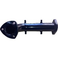 Коліно вихлопної труби 2*3 отвори  Y385 DW244 30 см.