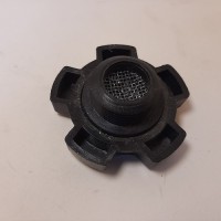 Кришка маслозаливна пластик різьба д=31 з метал сіткою (5 отворів) JDM385