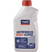 Рідина охолоджуюча антифриз YUKO G12+ червоний 1л (алюміній)