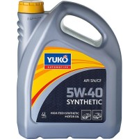 Масло моторне (олива) синтетичне YUKO 5W-40  4 л